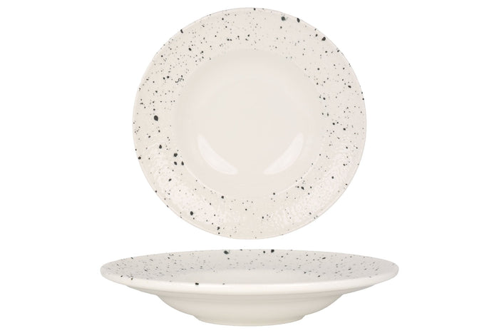 Rinart Pastabord - Splash - Porselein - 27 cm (400cc) - set van 2