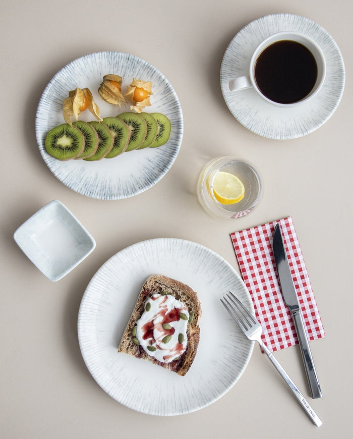 Bonna Dinerbord - Iris - Porselein - 27 cm - set van 6