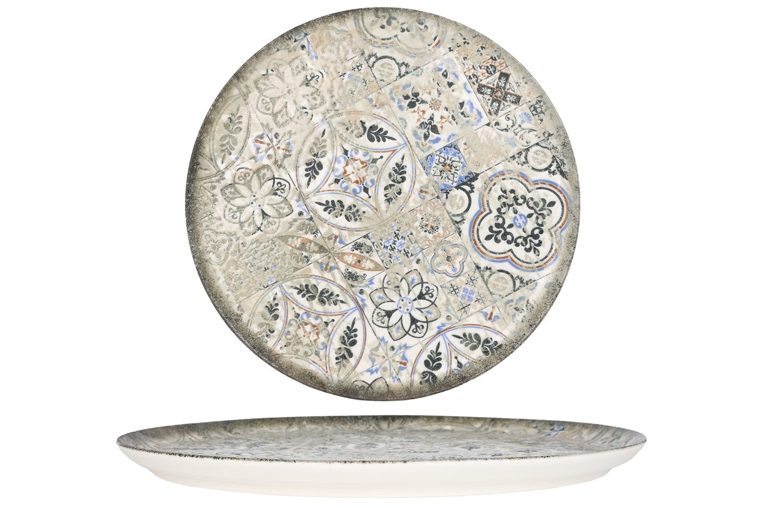 Rinart Pizzabord - Miriana - Porselein - 32 cm - set van 2