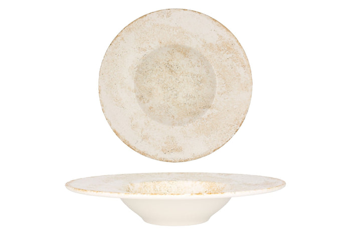 Bonna Pastabord - Nacrous - Porselein - 28 cm (400cc) - set van 2