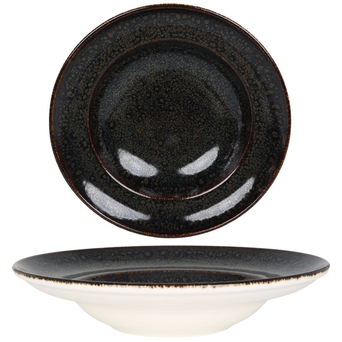 Bonna Pastabord - Ore Tierra - Porselein - 27 cm (450cc) - set van 2