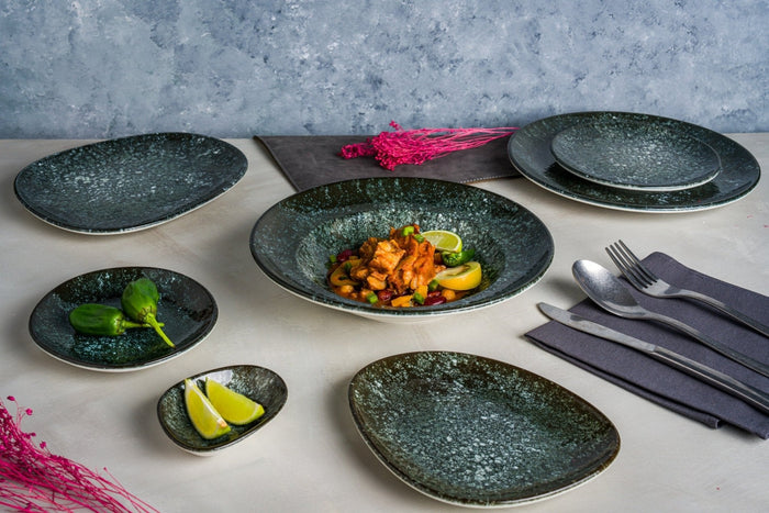Bonna Dinerbord - Cosmos - Porselein - 25 cm - set van 6