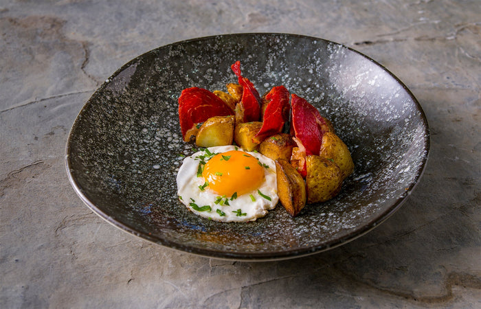 Bonna Diep bord - Cosmos - Porselein - 26 cm 1000 cc - set van 6