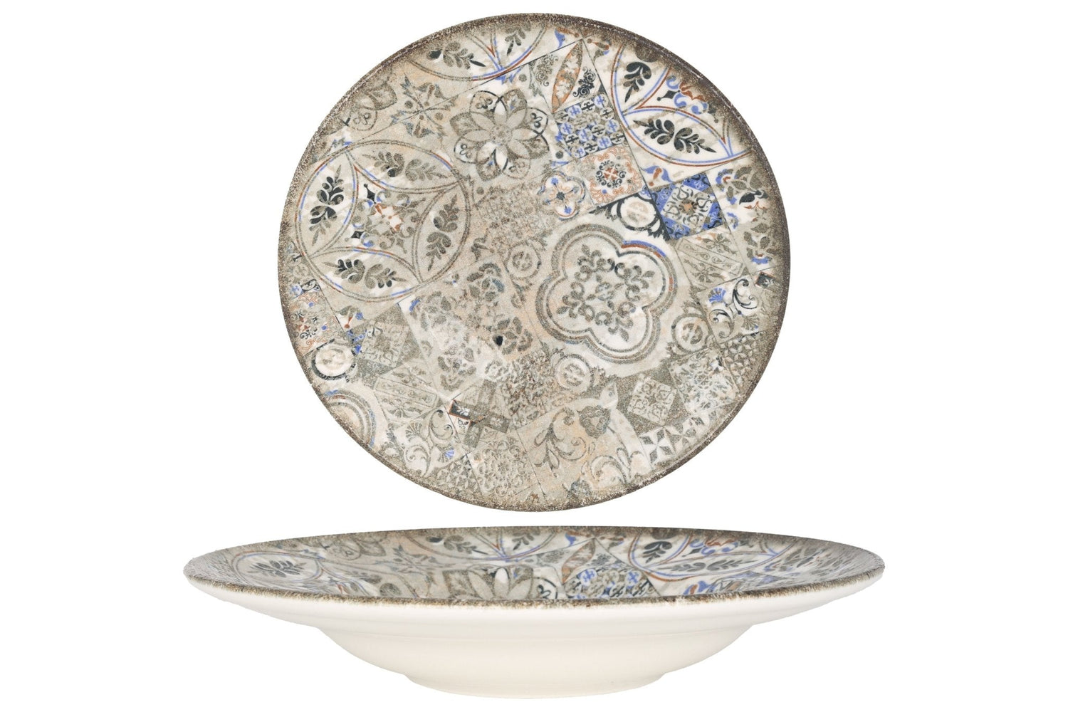 Rinart Pastabord - Miriana - Porselein - 27 cm (400cc) - set van 2