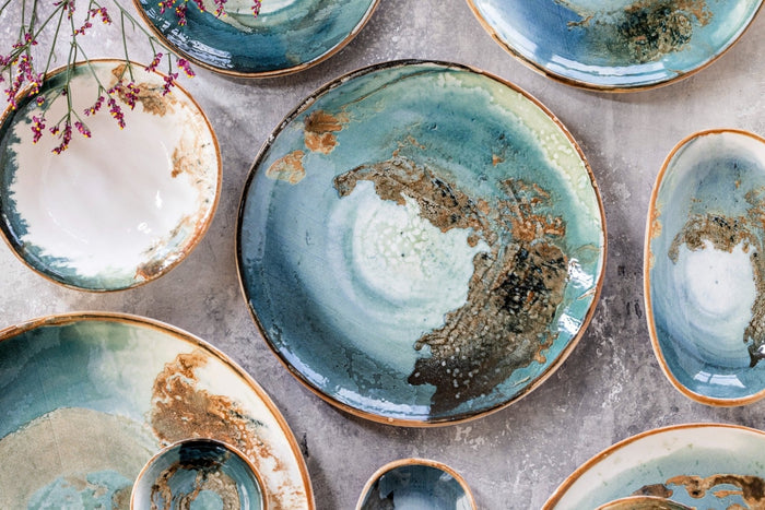 Bonna Gebaksbord - Futura - Porselein - 23 cm - set van 6