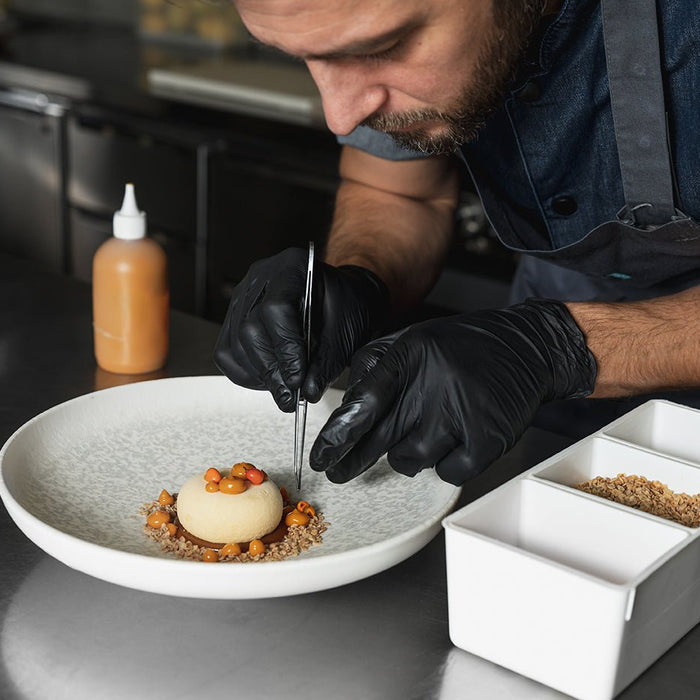 Bonna Dinerbord - Lunar White - Porselein - 28 cm - set van 6