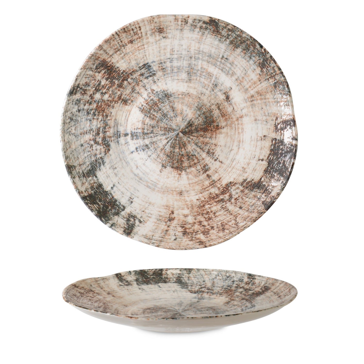 Rinart Dinerbord - Shira - Porselein - 28 cm - set van 6