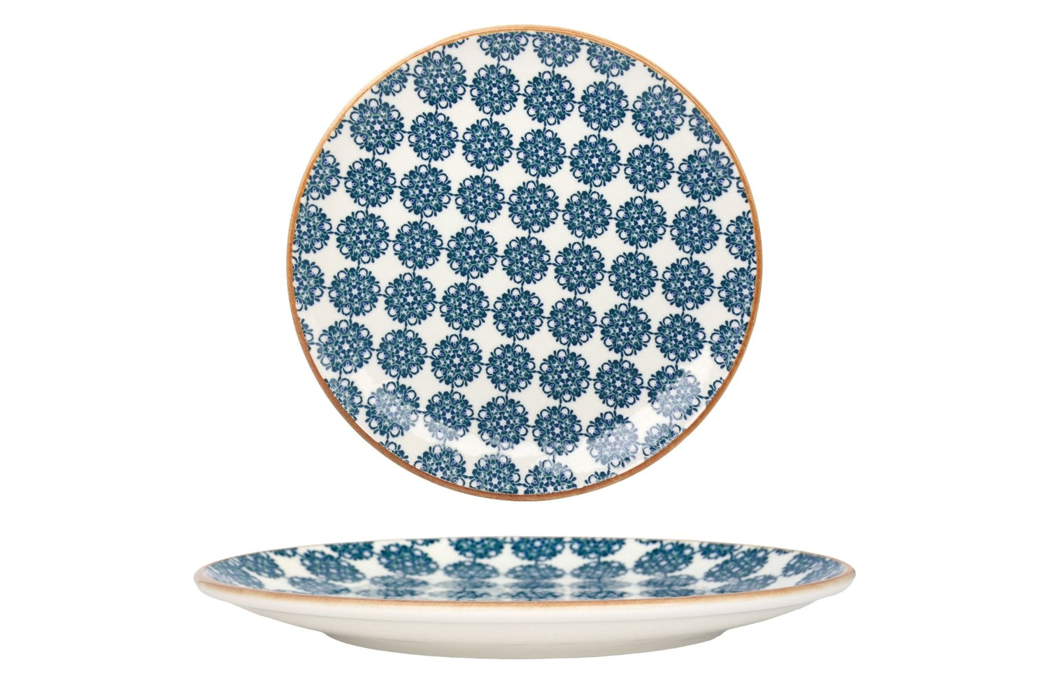 Bonna Dinerbord - Lotus - Porselein - 25 cm - set van 6