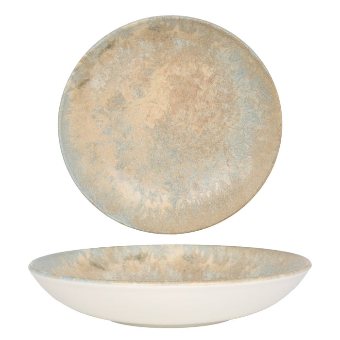 Bonna Diep bord - Luz - Porselein - 23 cm (1000cc) - set van 6