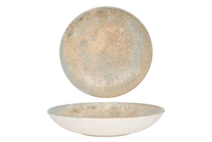 Bonna Diep bord - Luz - Porselein - 23 cm (1000cc) - set van 6