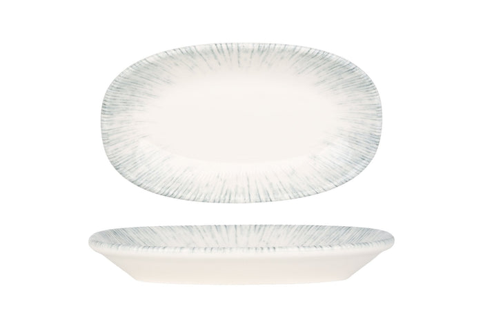 Bonna Serveerschaal - Iris - Porselein - 15x8.5 cm - set van 4