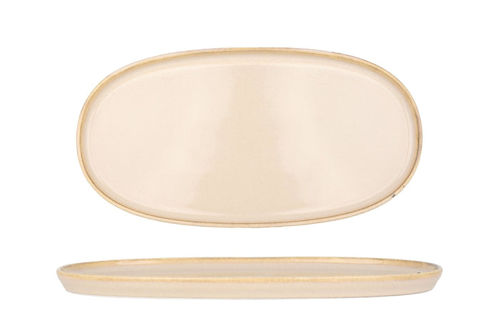 Bonna Serveerschaal - Sand Hygge - Porselein - 30 cm - set van 2