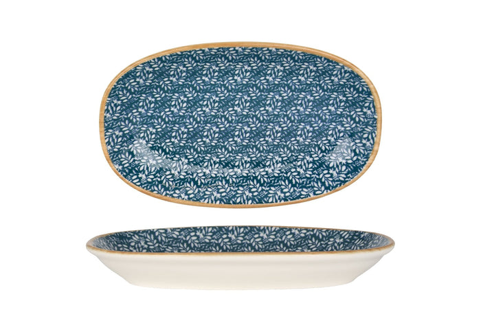 Bonna Serveerschaal - Lupin - Porselein - 24x14 cm - set van 2