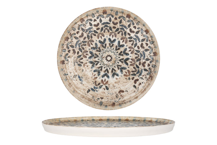 Rinart Dinerbord - Aztec - Porselein - 26 cm - set van 6