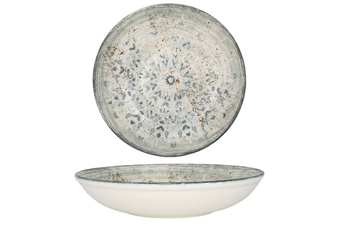 Rinart Diep bord - Fade - Porselein - 25 cm (1300cc) - set van 6