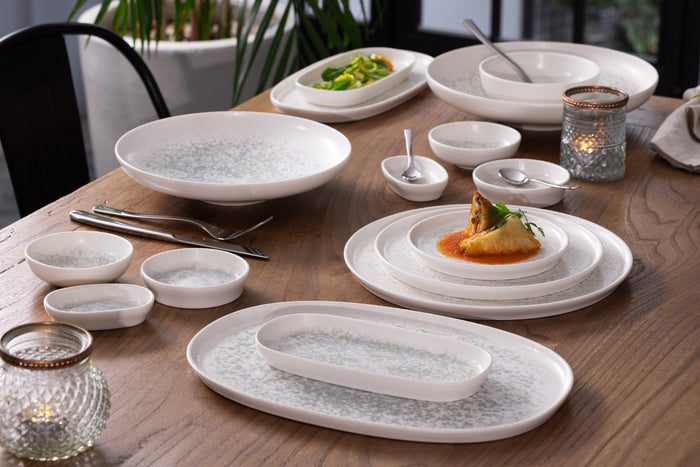 Bonna Dinerbord - Lunar Ocean - Porselein - 28 cm - set van 6