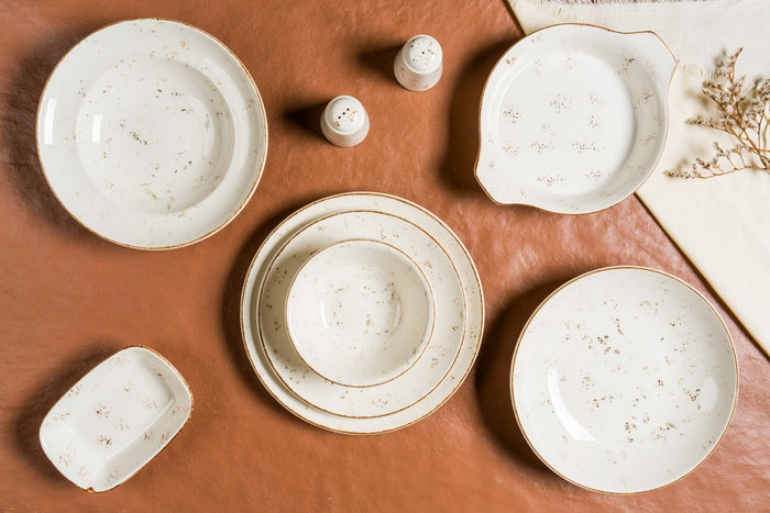 Bonna Kommetje - Grain - Porselein - 16 cm (400cc) - set van 6