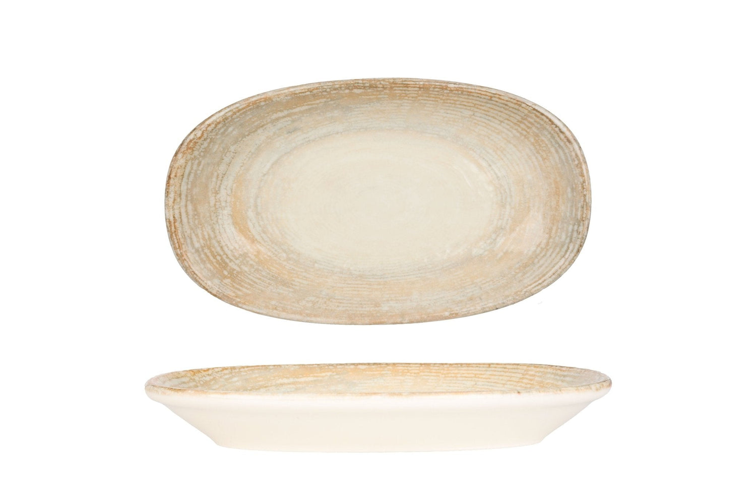 Bonna Serveerschaal - Patera - Porselein - 19x11 cm - set van 2