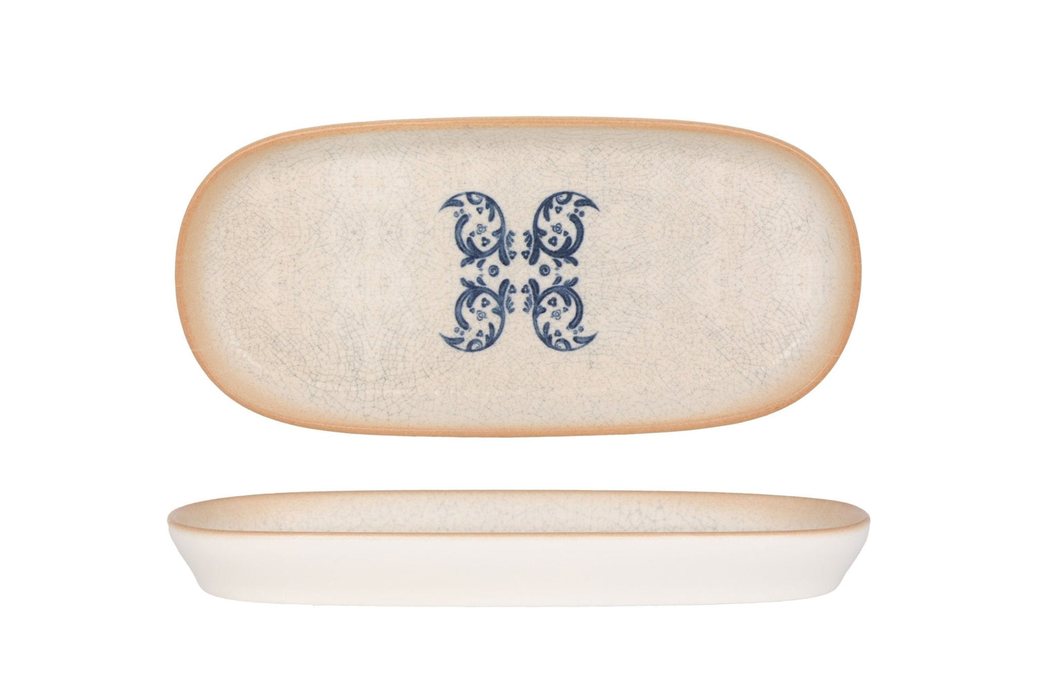 Bonna Serveerschaal - Viento - Porselein - 21 cm - set van 2