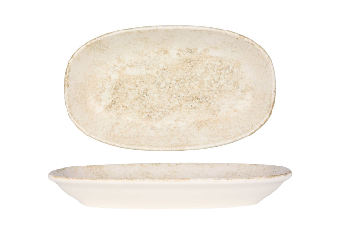 Bonna Serveerschaal - Nacrous - Porselein - 24x14 cm - set van 2