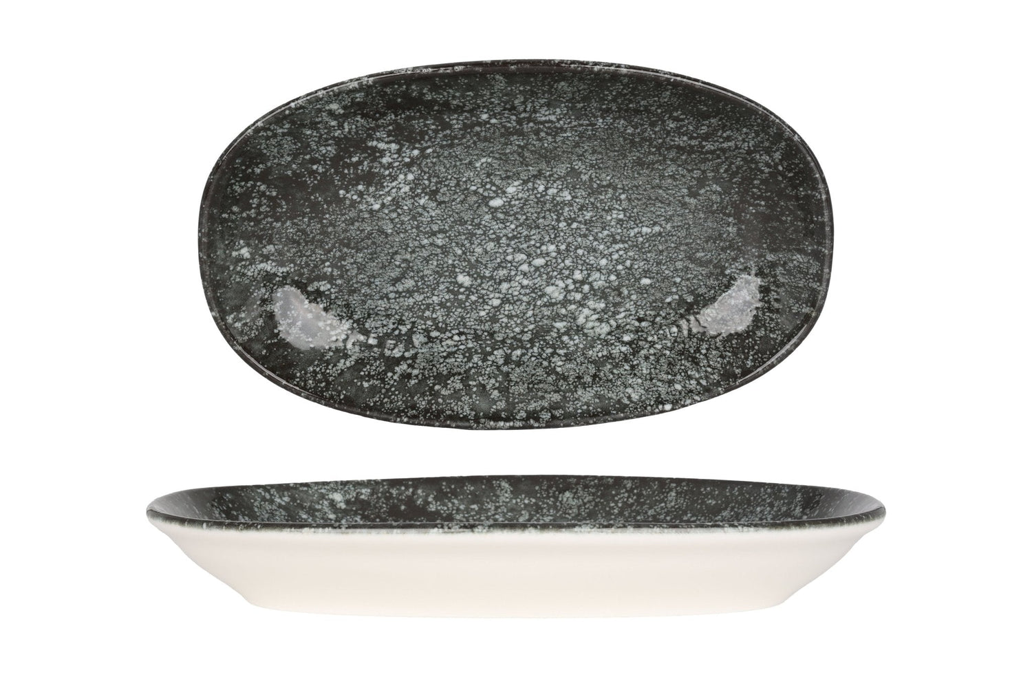 Bonna Serveerschaal - Cosmos - Porselein - 24x14 cm - set van 2