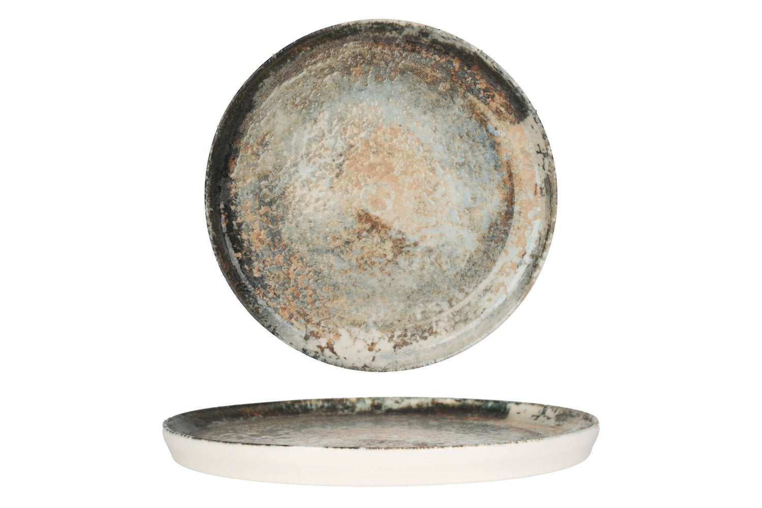 Rinart Gebaksbord - Obvara - Porselein - 20 cm - set van 6