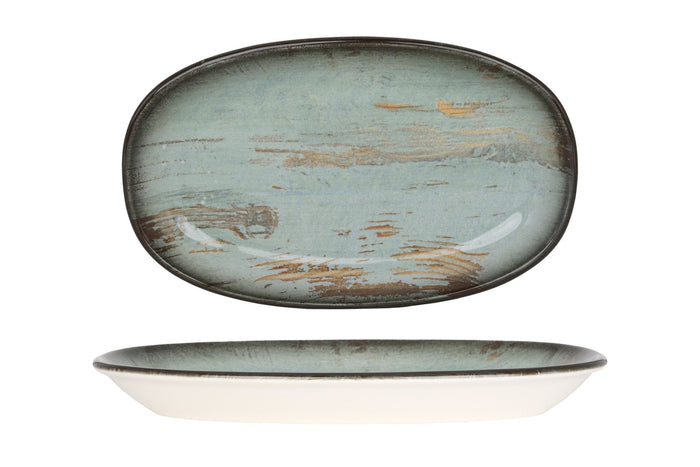 Bonna Serveerschaal - Madera - Porselein - 29x17 cm - set van 2