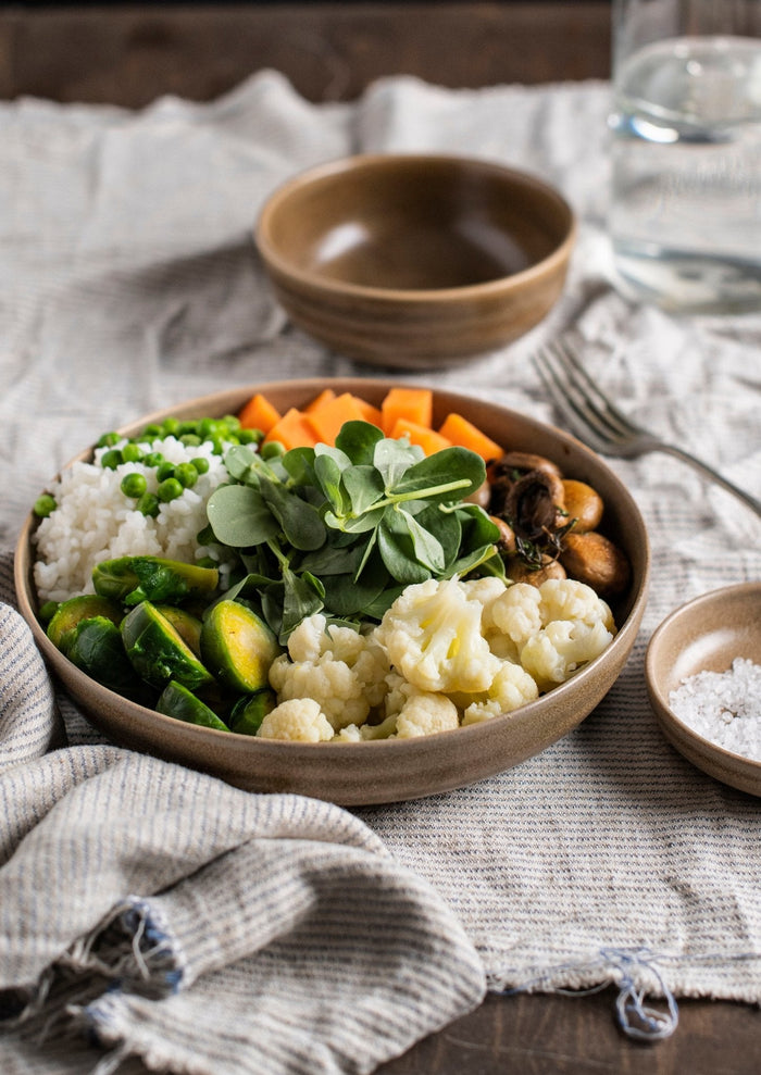 Bonna Diep bord - Terra Pott - Porselein - 22 cm - set van 2