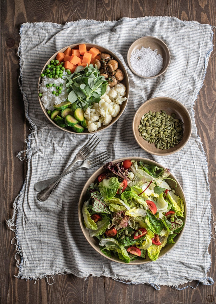 Bonna Diep bord - Terra Pott - Porselein - 22 cm - set van 2