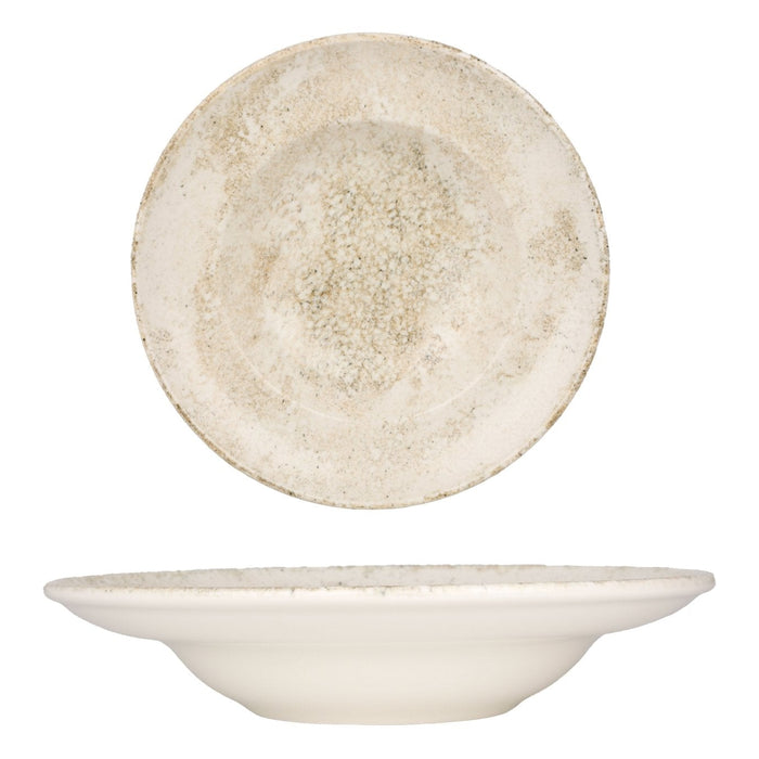 Bonna Pastabord - Nacrous - Porselein - 27 cm (450cc) - set van 2