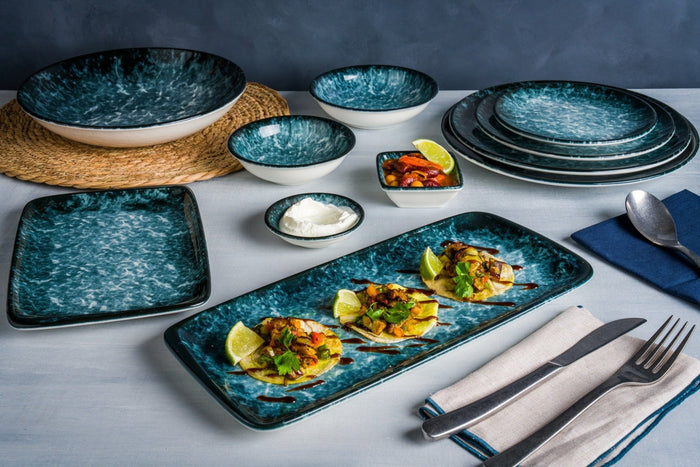 Bonna Dinerbord - Sepia - Porselein - 27 cm - set van 6