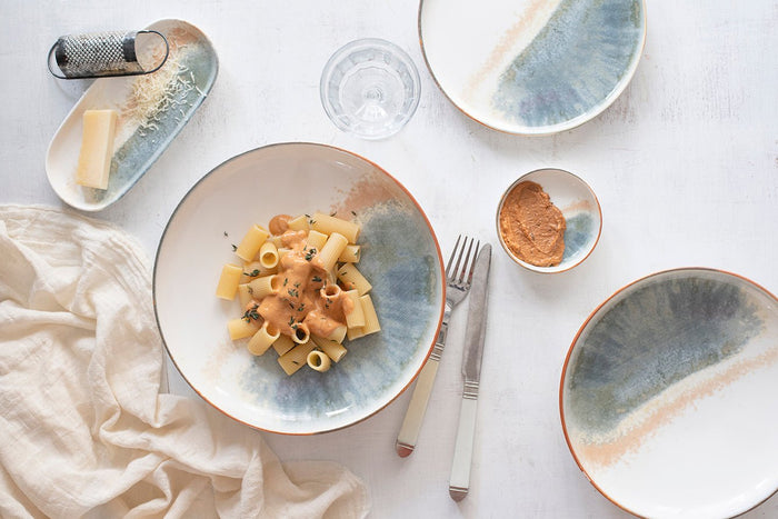 Bonna Dinerbord - Fium - Porselein - 28 cm - set van 6