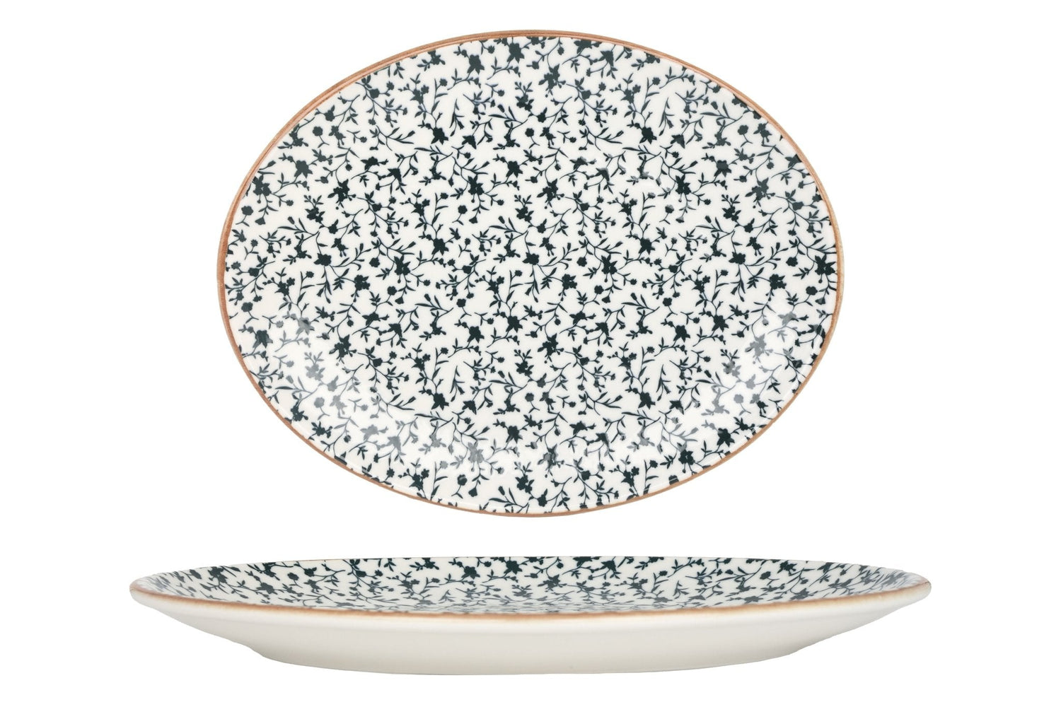 Bonna Serveerschaal - Calif - Porselein - 31x24 cm - set van 2