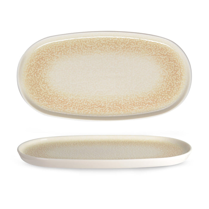 Rinart Serveerschaal - Dotti - Porselein - 35x18 cm - set van 2