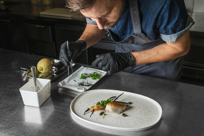 Bonna Serveerschaal - Lunar White - Porselein - 34 cm - set van 2