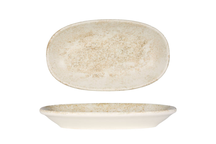 Bonna Serveerschaal - Nacrous - Porselein - 19x11 cm - set van 2