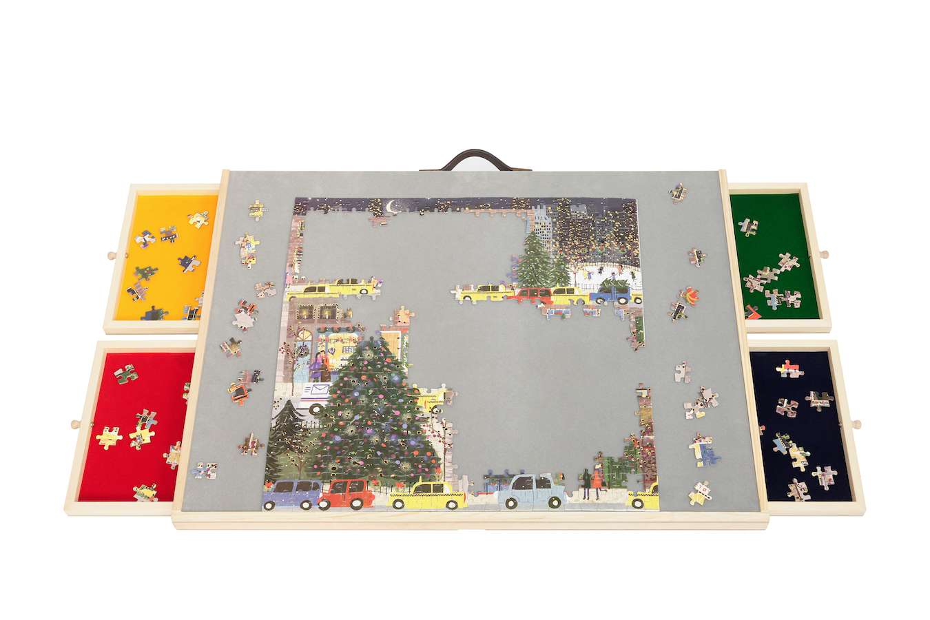 Feel Home - Puzzelbord Luxury met opbergsysteem, vilt- en kantelfunct…