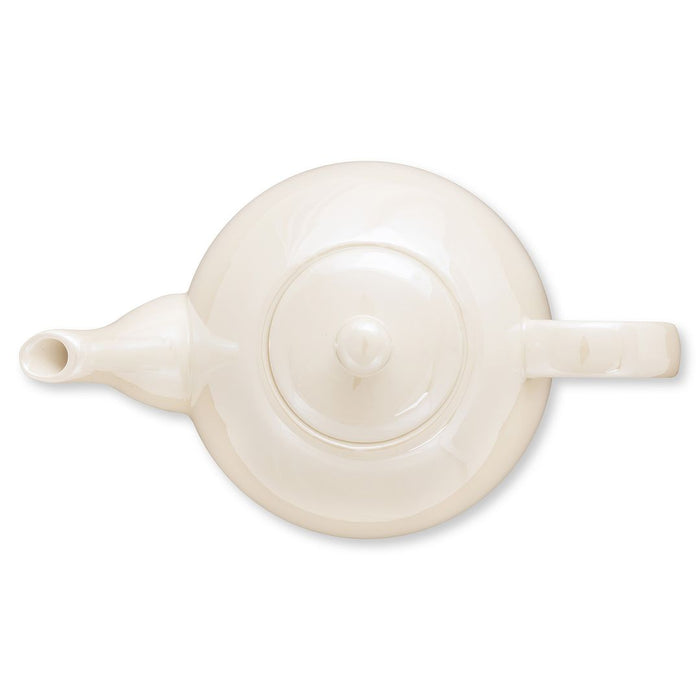 vtwonen Theepot - Theekan van Porselein - Parelmoer - Servies - 1800ml