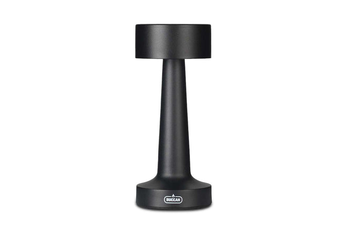 Buccan - Dumbbell tafellamp - Zwart - 3 lichtstanden en touchpanel