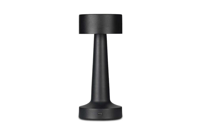 Buccan - Dumbbell tafellamp - Zwart - 3 lichtstanden en touchpanel