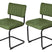 Feel Furniture - Luxe stoel - Ribbon - Groen - 2 stuks