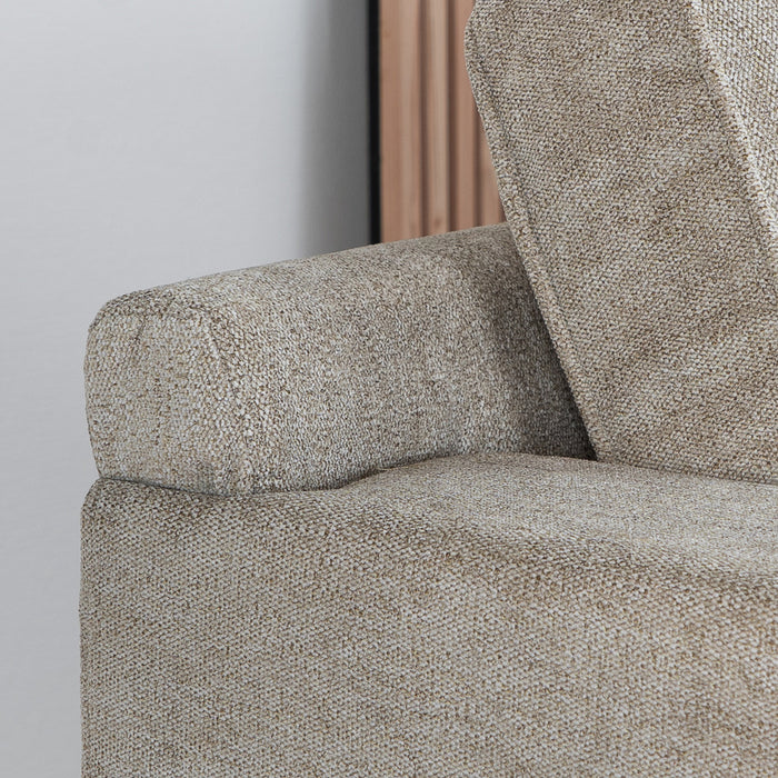 Bronx71 Scandinavische bank 3-zits Orlando stof gemêleerd taupe