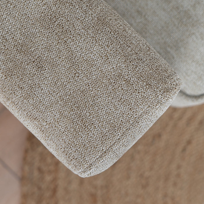 Bronx71 Scandinavische bank 3-zits Orlando stof gemêleerd taupe