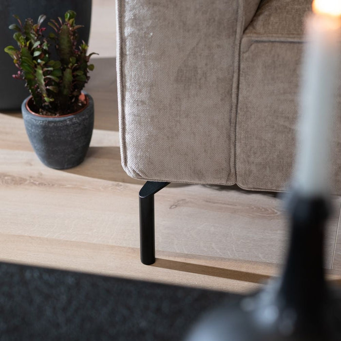 Bronx71 Hoekbank Kansas stof gemêleerd taupe rechts