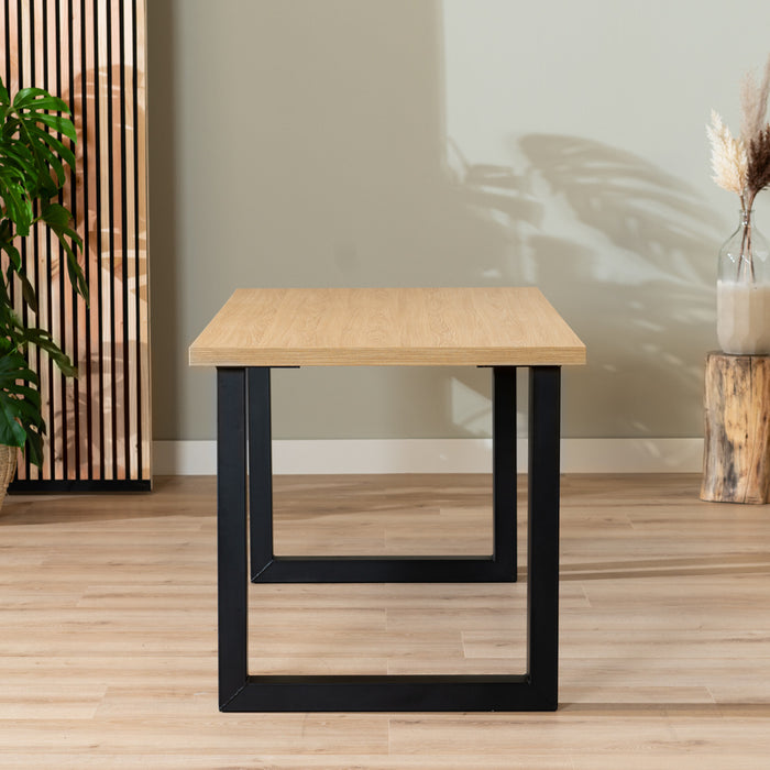 Bronx71 Eettafel Alec melamine eiken 160 x 80 cm