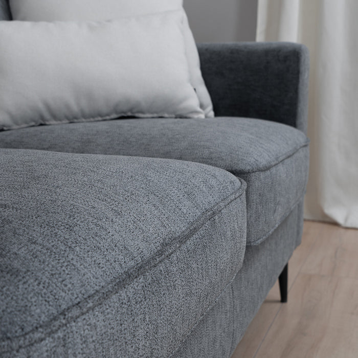 Bronx71 Scandinavische bank 2-zits Orlando stof gemêleerd antraciet