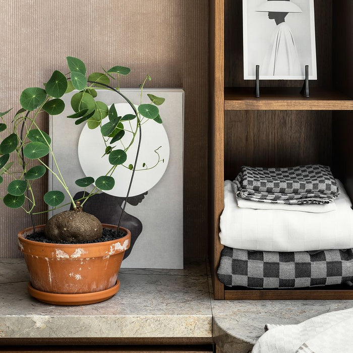 vtwonen - Bordenstandaard sierborden - Zwart - 11x20cm - Set van 4