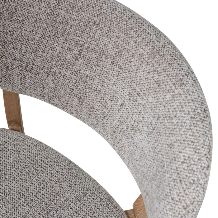 WOOOD Udar Eetkamerstoelen Houten Frame - Naturel - Set van 2