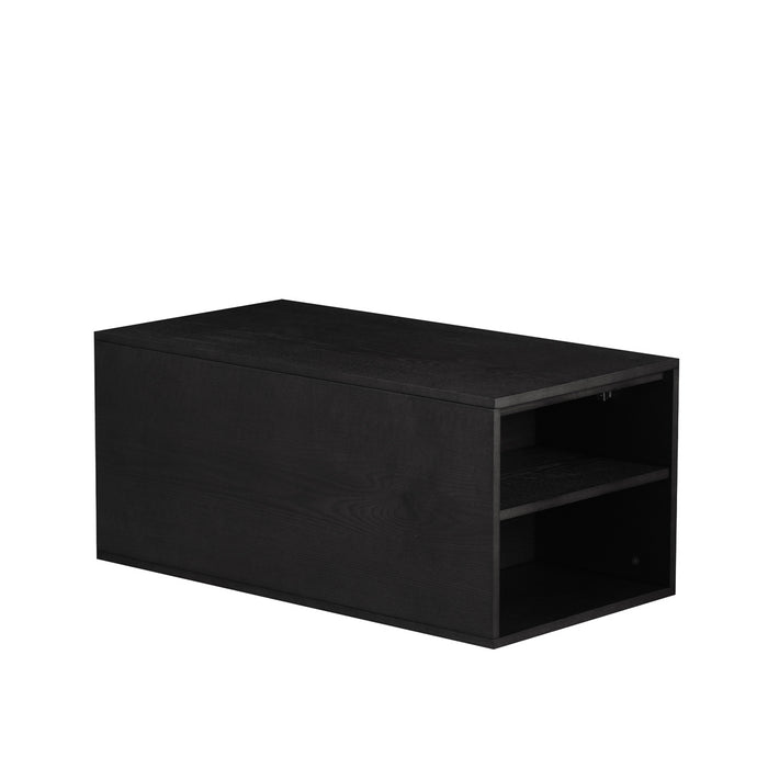 Bronx71 Salontafel Jaxx zwart eiken 88x46 cm