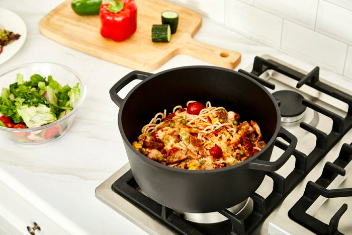 Buccan - Hamersley - Gietijzeren braadpan 24cm - Zwart